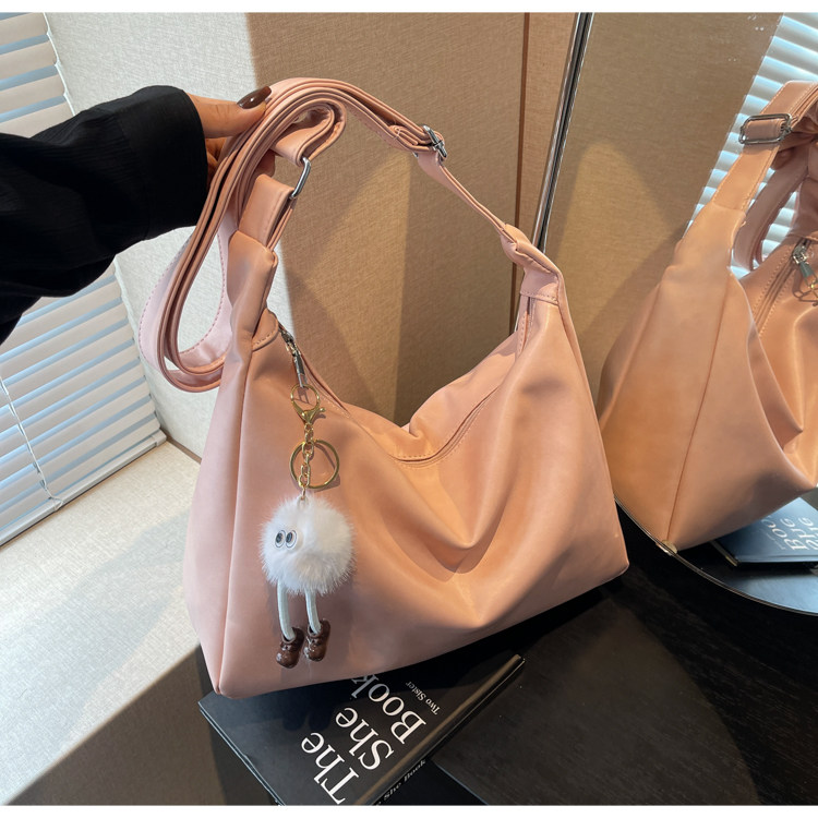 Women's Versatile Casual Shoulder Bucket Bag For Work And Travel_voghion.com