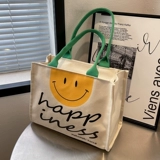 Вместительная и большая сумка, мультяшный портативный шоппер, популярно в интернете