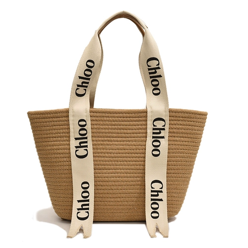 Вместительная и большая соломенная летняя пляжная сумка на одно плечо, популярно в интернете