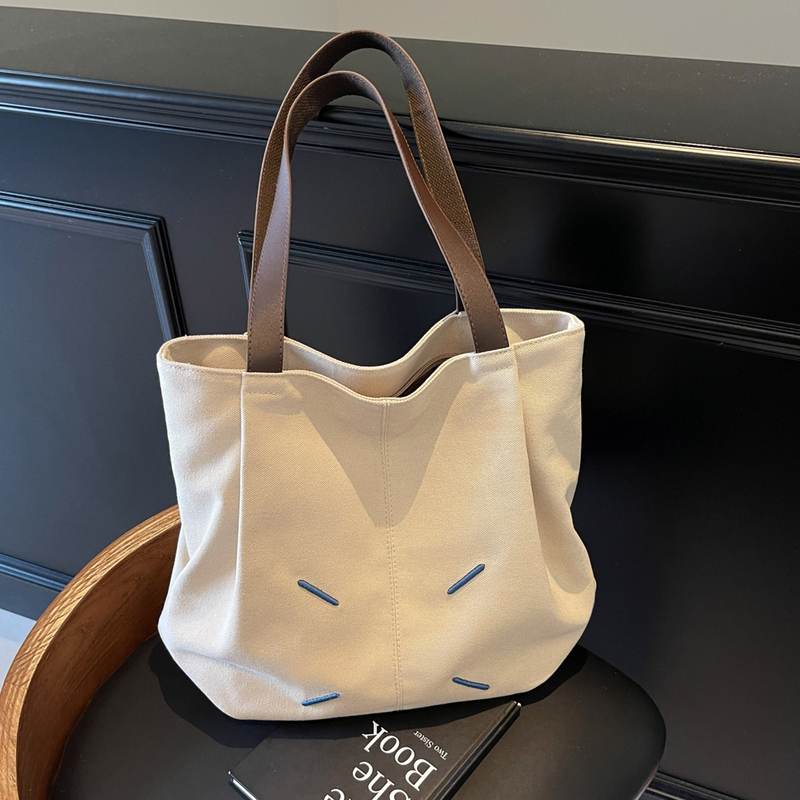 Casual Casual Large-Capacity Canvas Bag for Women 2026 New Style Lazy Style Work Clothing Tote Bag Student Class Shoulder Bag Casual Casual Large-Capacity Canvas Bag for Women 2026 New Style Lazy Style Work Clothing Tote Bag Student Class Shoulder Bag