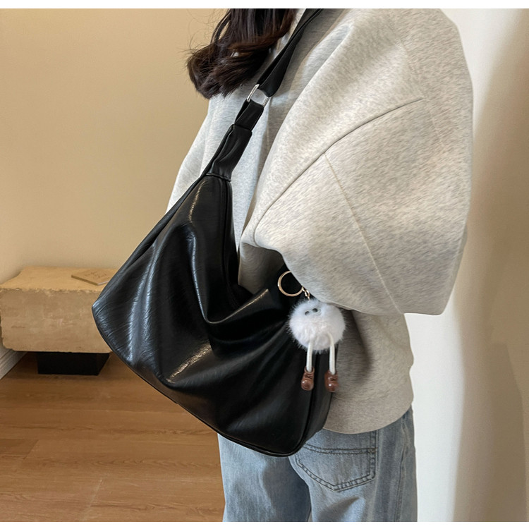 Women's Versatile Casual Shoulder Bucket Bag For Work And Travel_voghion.com