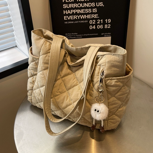 Летний вместительный и большой пуховик, сумка через плечо, модная сумка на одно плечо