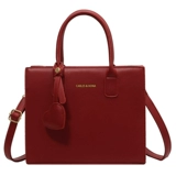 Вместительная и большая сумка через плечо, красная барсетка для невесты, премиум класс