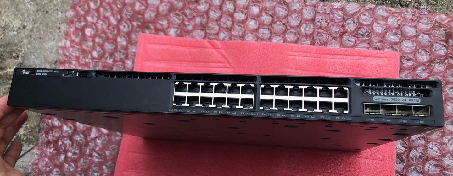 CISCO CISCO WS-C3650-24TS-L S LAYER 3 24-PORT FULL GIGABIT ENTERPRISE SWITCH STACKABLE