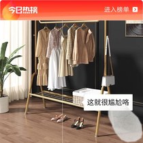 Hanging Hanger Ground Hanger Minima Light Lavish Hood Rack Mesh Red Shelving With Shelf Home Balcony Clothes Hanger