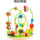 Hape forest вышитый бисером ребенок дети 1-2 лет детские развивающие игрушки строительные блоки 6-8-10 месяцев раннее образование mini 3