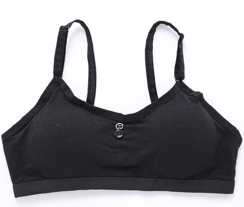 Vest nhỏ nữ sinh đồ lót cô gái áo ngực thời kỳ phát triển trẻ em đồ lót nữ trung học cơ sở nữ sinh vest với miếng đệm ngực đồ lót học sinh