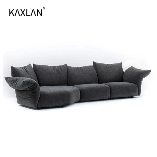 Регулируемый диван, минималистичный модуль, изогнутая ткань