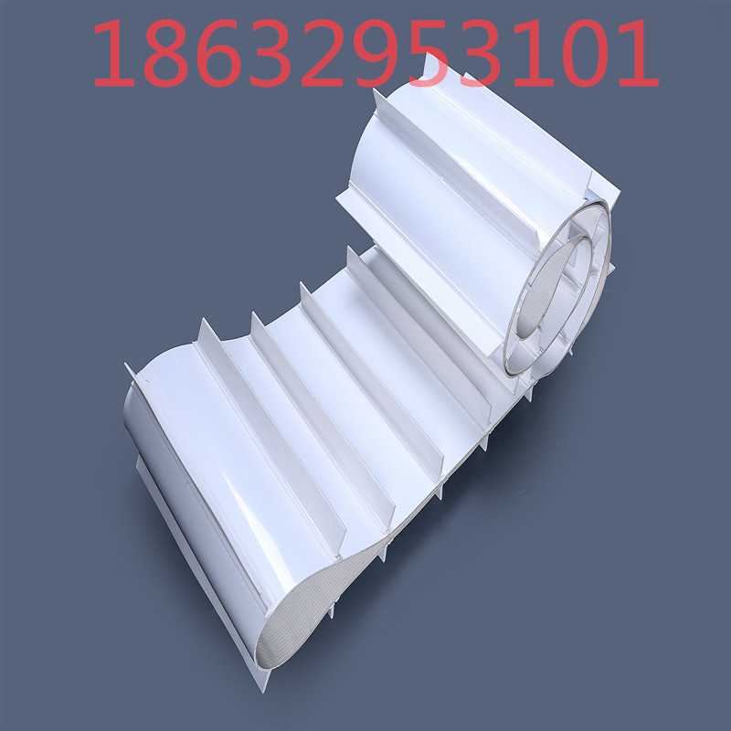 White food-grade pu skirt baffle conveyor belt pvc conveyor belt non-slip climbing lifting block ring belt