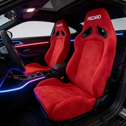 Classic Red Kk100 Red Suede Recaro Sr7 Sports Comfort Car Seat Modified Racing Chair