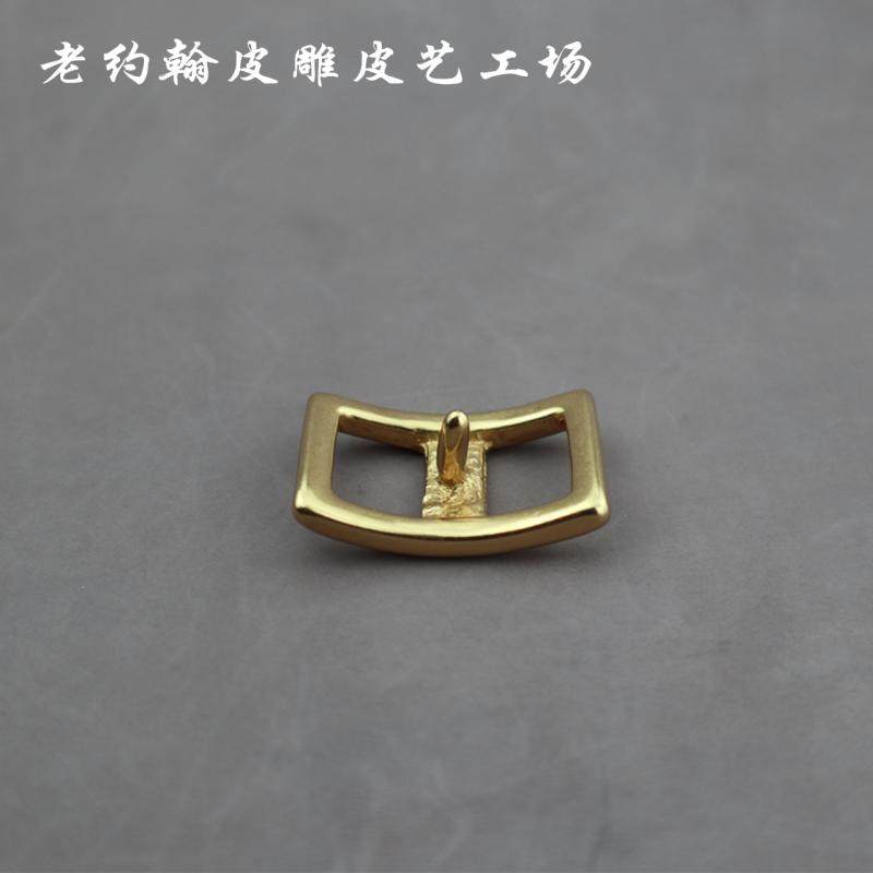 Bag hardware accessories 5 8 US environmental protection brass 16mm small specification Conway pure bronze saddle buckle