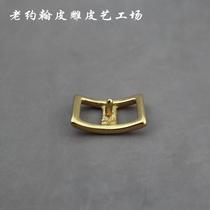 Bag hardware accessories 5 8 American environmental protection brass 16mm small size Conway pure copper saddle Spurs buckle