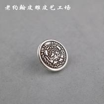 Cai cloth buckle bag hardware accessories 32mm Ida family pattern bamboo two feather Finch pattern Ida Mazong decorative buckle