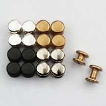 Belt buckle nail belt buckle mounting accessories silver screw screw solid brass rivet pure copper I-shaped wheel nail