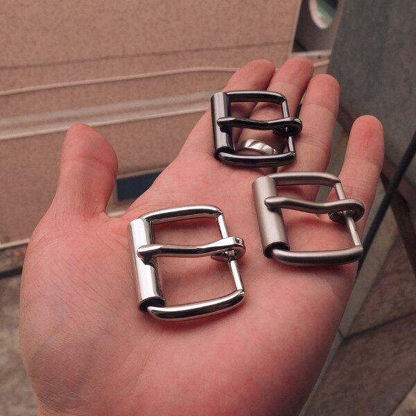 Handmade Leather Craft Wheel Paparazzi Button American Order 29mm Needle Wheel Paparazzi Button Three Color Roller Leather Strap Buckle