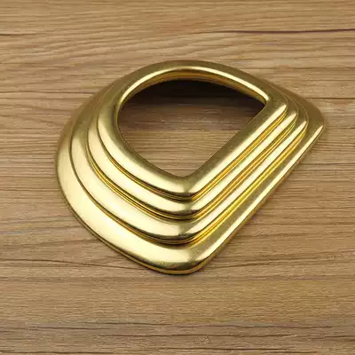 American brass harness hardware Saddle hardware 55 65 75 85mm brass saddle belly buckle D ring D ring
