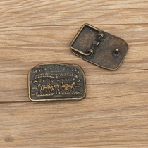 Classic belt buckle waist buckle vintage levis Classic board buckle American denim buckle 30mm board buckle