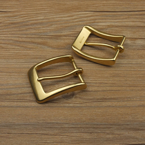 Belt buckle 35mm pure copper belt buckle Pin Pin button 906297 old John brass dress belt buckle