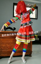 Order the daughter to marry the dance costume Daughter Tao Li Cup dance costume Miao solo dance