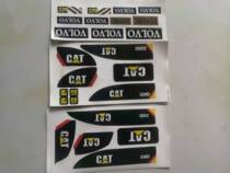 15 Channel 550 Huina Excavator Carter Sticker