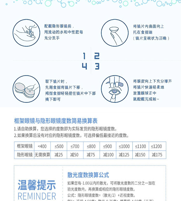 CooperVision 库博 欧柯视 近视隐形眼镜日抛 30片 图4