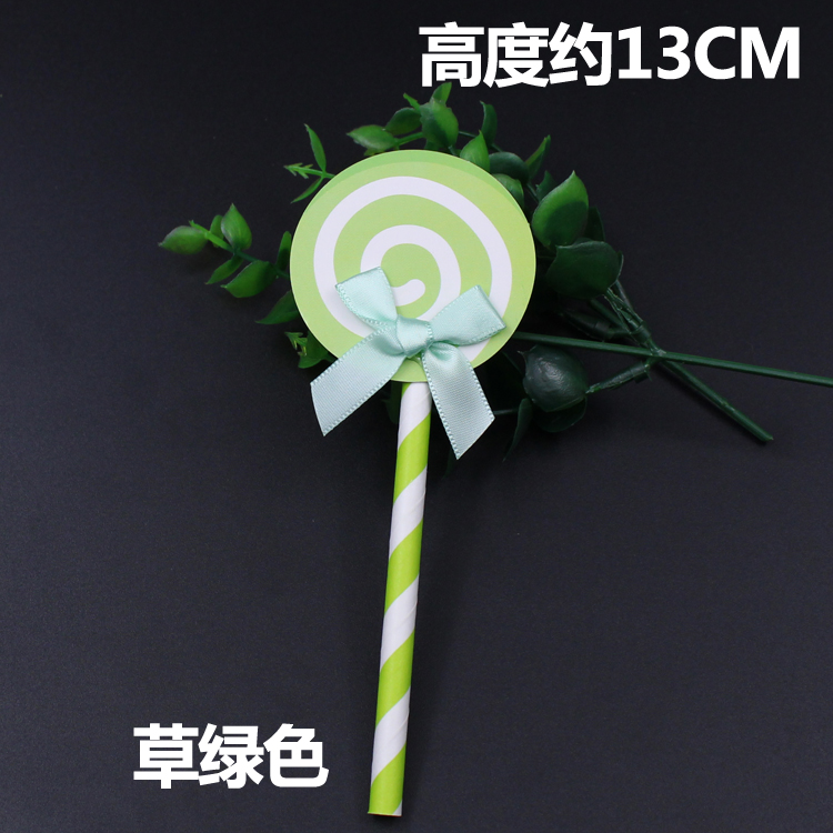 Bối rối búp bê bánh sinh nhật con búp bê trang trí bánh naked bé phụ kiện lollipop thẻ chèn thẻ cờ 1 gói 6 búp bê 60cm