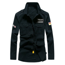 World War II United States Air Force long-sleeved shirt mens tooling World War II flight suit Outdoor special forces pilot shirt Men