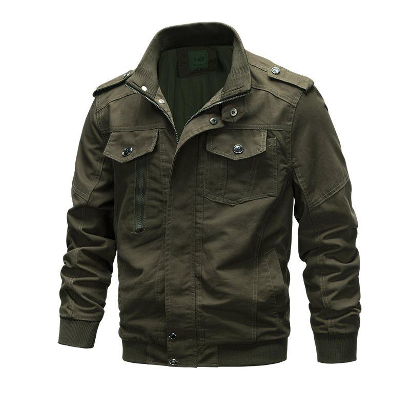 Governing Official Shoulder Badge Tactical Jacket Men's Army Fan Jacket Tooling Spring Autumn Season Outdoor Army Brigade Wind Hiking Mountaineering Hunting