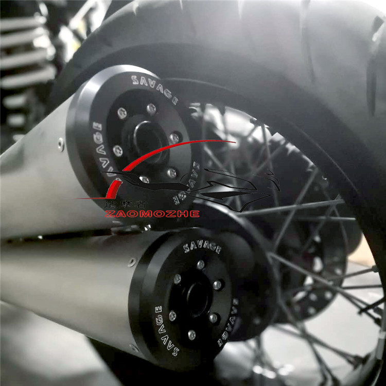 Apply BMWBMW Latte R NINE T modified exhaust tube decoration cover anti - fall - cover exhaust decoration cap