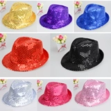 Шляпа для джазовых танцев в корейском стиле, шляпа с блестками для выступлений на сцене, танцевальные аксессуары унисекс для взрослых