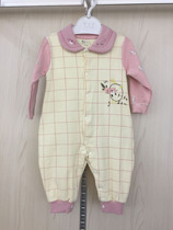 Maimiji baby autumn and winter new one-piece Haiyi Korea Shu Rong cotton elastic cotton baby clothing