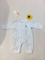 Maimiji baby autumn and winter contract strap butterfly romper Korea Shu Velvet stretch cotton one-piece baby clothing