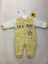 Mamegi baby cotton double - sided cotton connea hay clothes soft and warm baby clothes in winter