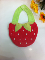 Bunbile baby baby items walled strawberry towels bib 3946