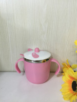 Baby Boy Baby Water Glasses Stainless Steel Panda Water Glass Specifications 20ml Baby Items Cutlery
