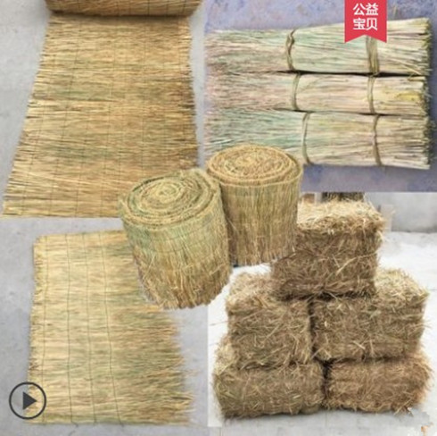 Farmhouse roof straw decoration straw straw curtain haystack props dry straw production new straw