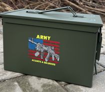 American version of the metal box NATO explosion-proof box sealed waterproof military fan collection metal box commemorative box equipment storage box