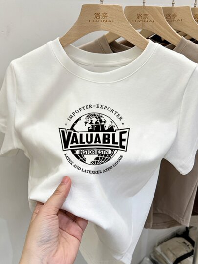 Right shoulder short-sleeved T-shirt for women summer 2025 new slim fit short style fashionable age-reducing design chic top