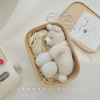 Воздушный шар, музыкальная шкатулка для кровати, подарочная коробка, крутящаяся упаковка, с медвежатами