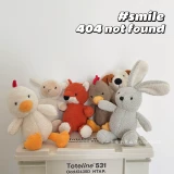 Милая детская мягкая кукла, плюшевая игрушка, кролик, овечка, лиса, енот, подарок на день рождения