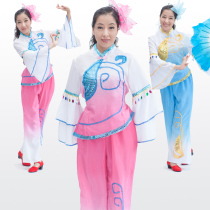 New Northeast middle-aged and elderly Yangko costume fan dance costume folk dance costume big sequin classical costume female