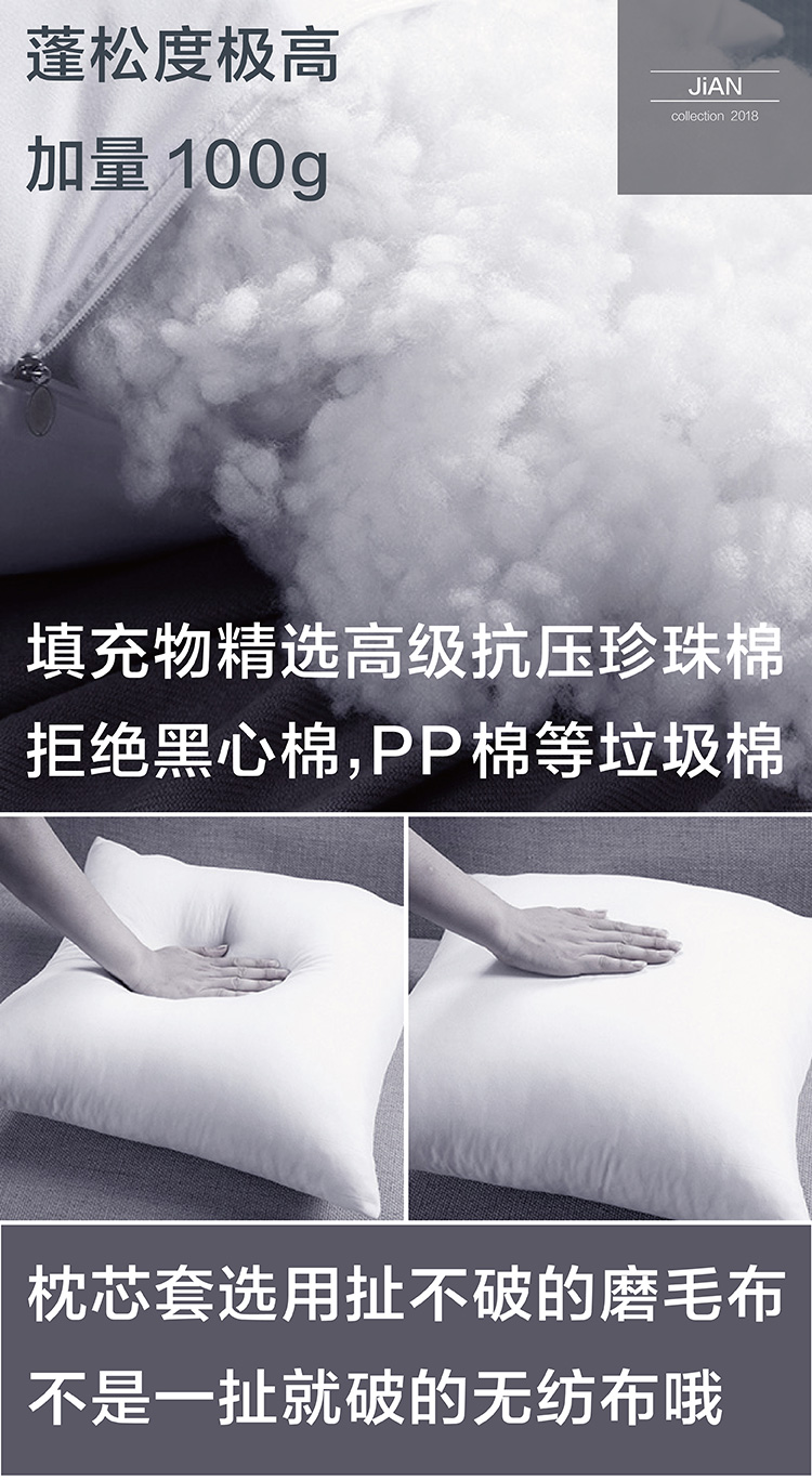 Hình chữ nhật Bắc Âu Xám Rắn Màu Á Bông Sofa Gối Đệm Giường Eo Gối Hiện đại Phòng khách Đơn giản - Trở lại đệm / Bolsters bộ chăn gối văn phòng giá rẻ
