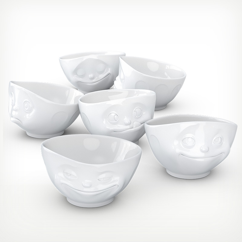 Tassen Cartoon Expression Series Ceramic Bowls 500ml Noodle Bowl Soup Bowl Germany Import FiftyEsight Spot