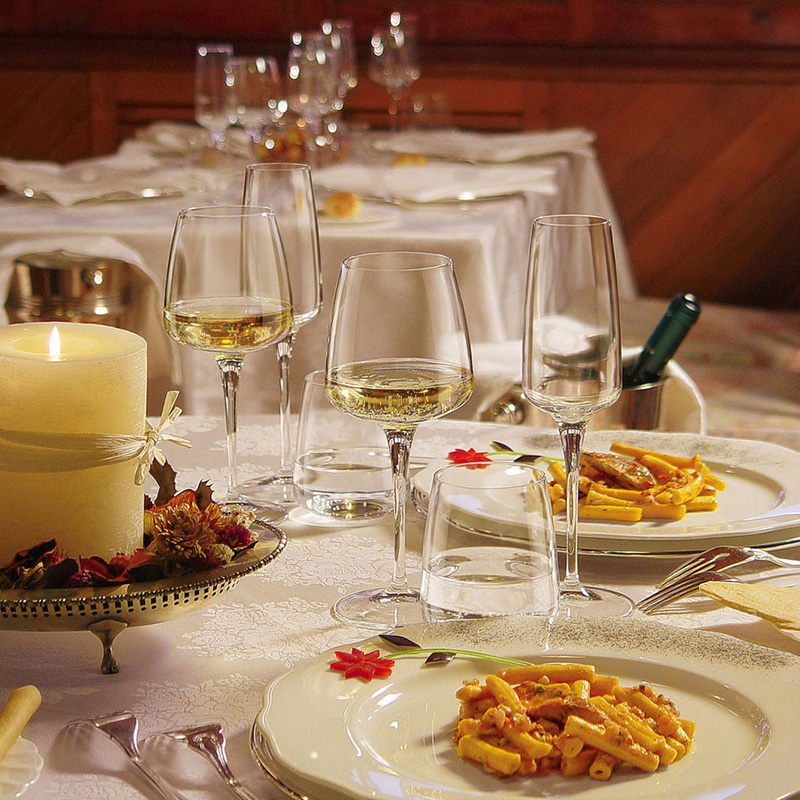 Aurum High Foot Wine Glass Champagne Cup Italy Imported Bormioli Rocco Unleaded Glass Spot