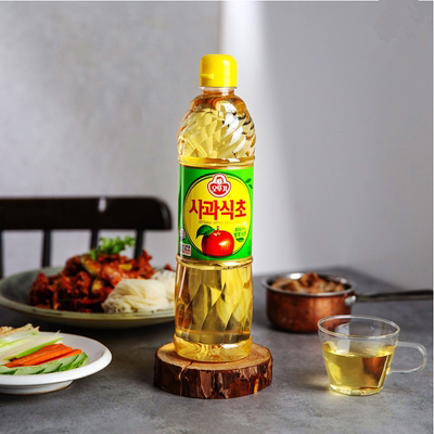 Korean imported apple cider vinegar, 500ml apple cider vinegar, Otoki Otoki Cold Noodle seasoning Sushi vinegar