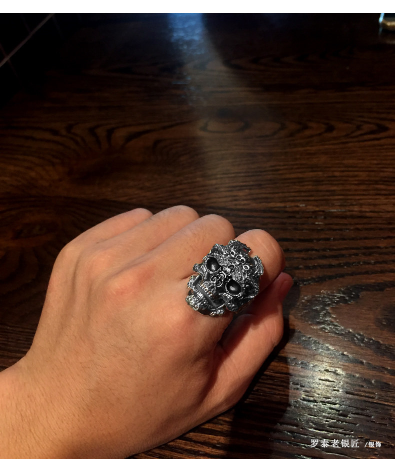 Bague homme       en Argenterie - Ref 3086801 Image 15