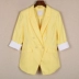 Một bộ phụ nữ xuân 2018 đặc biệt phong cách Hàn Quốc mới tự tu dưỡng thoải mái blazer hoang dã 1211973 - Business Suit Business Suit