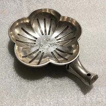 Ancient Play Bronze Ware Collection Antique Make Old Pure Bronze Flowers Ashtrays Personality Creative Plum Blossom Swing Pieces Gift