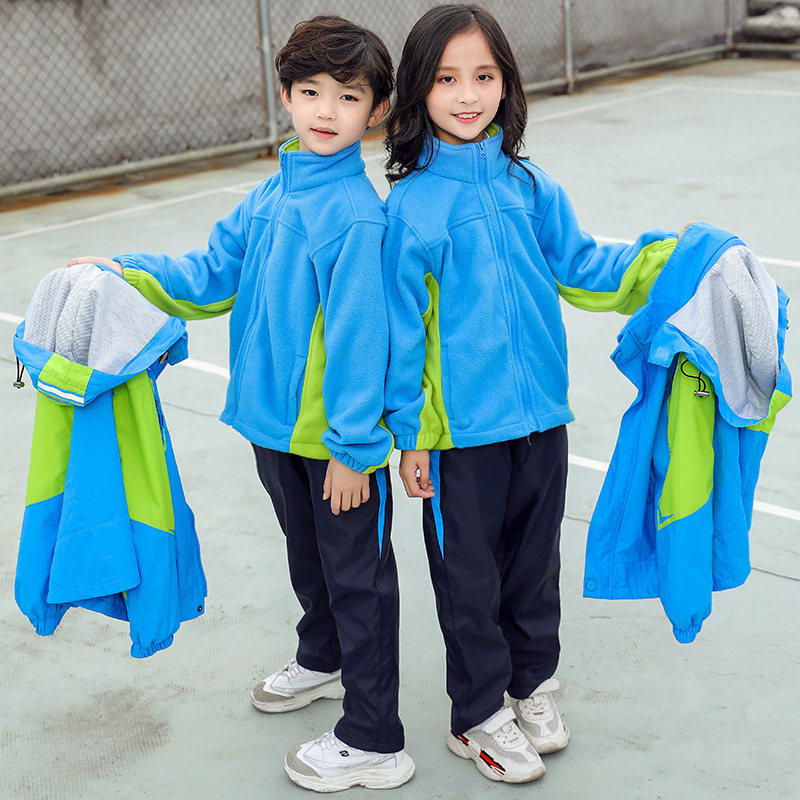 Kindergarten Garden Clothes Autumn Winter Clothing Children Class Clothes Winter Submachine Clothes 2019 Elementary School Children Sports School Uniforms Three Suits