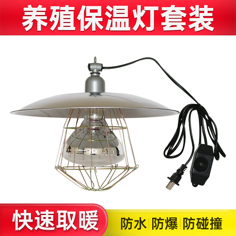 Insulation Light Farm Special Warm Light Heating Lampshade Animals Small Chickens chicks Heating Warm Light Bulb PIGLET BAKING LIGHT-Taobao